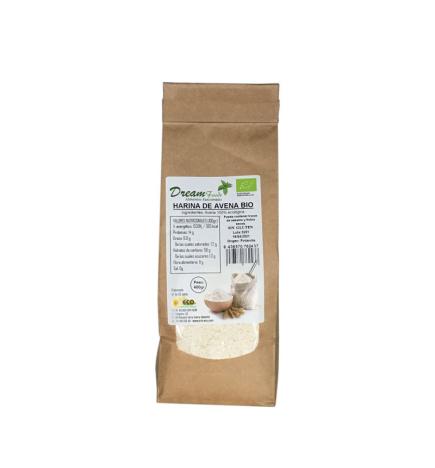 Harina de Avena integral sin Gluten Bio 400g Dream Food