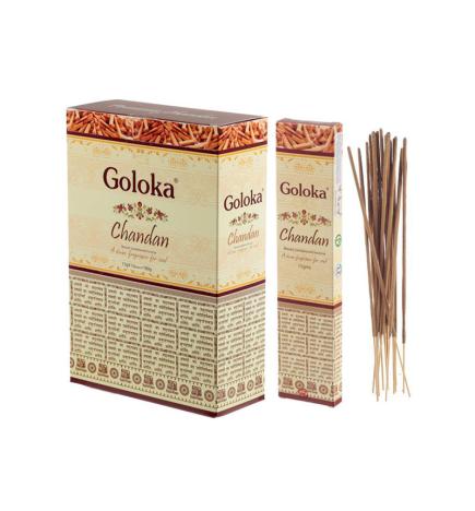 Incienso Goloka Chandan/Sandalo 12x15g Nag Champa