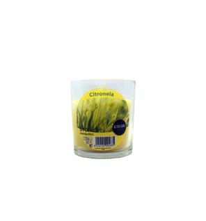 Vela citronela Stop Mosquitos vaso de cristal altaflama 75x70mm Roura