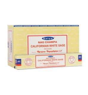 Incienso Satya California White Sage (Salvia) 12x15g Nag Champa