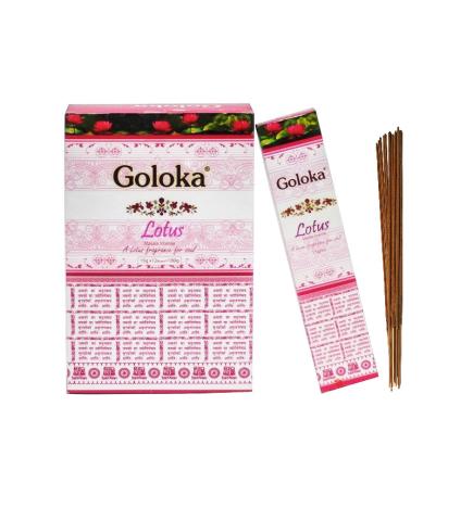 Incienso Goloka Lotus 12x15g Nag Champa