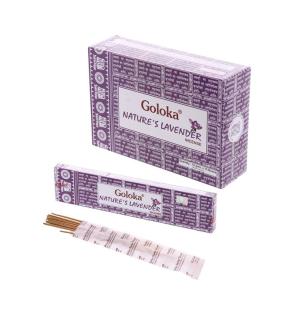 Incienso Goloka Nature's Lavanda 12x15g Nag Champa