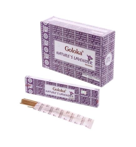 Incienso Goloka Nature's Lavanda 12x15g Nag Champa