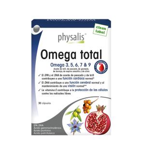 Omega Total 30 capsulas Physalis