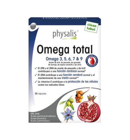 Omega Total 30 capsulas Physalis