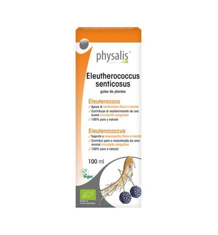 Eleuterococo (eleutherococcus senticosus) extracto hidroalcoholico bio 100ml Physalis