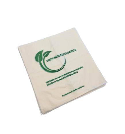 Bolsa sin Asa Basura 48x52 100% Biodegradable 100 unds