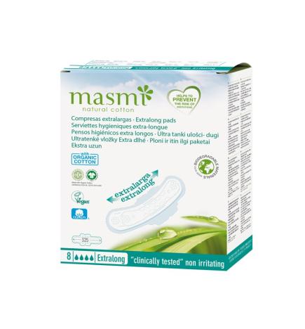 Compresa extralarga con alas algodon bio 8ud Masmi