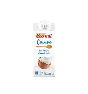 Crema para cocinar de coco cuisine Bio 200ml Ecomil