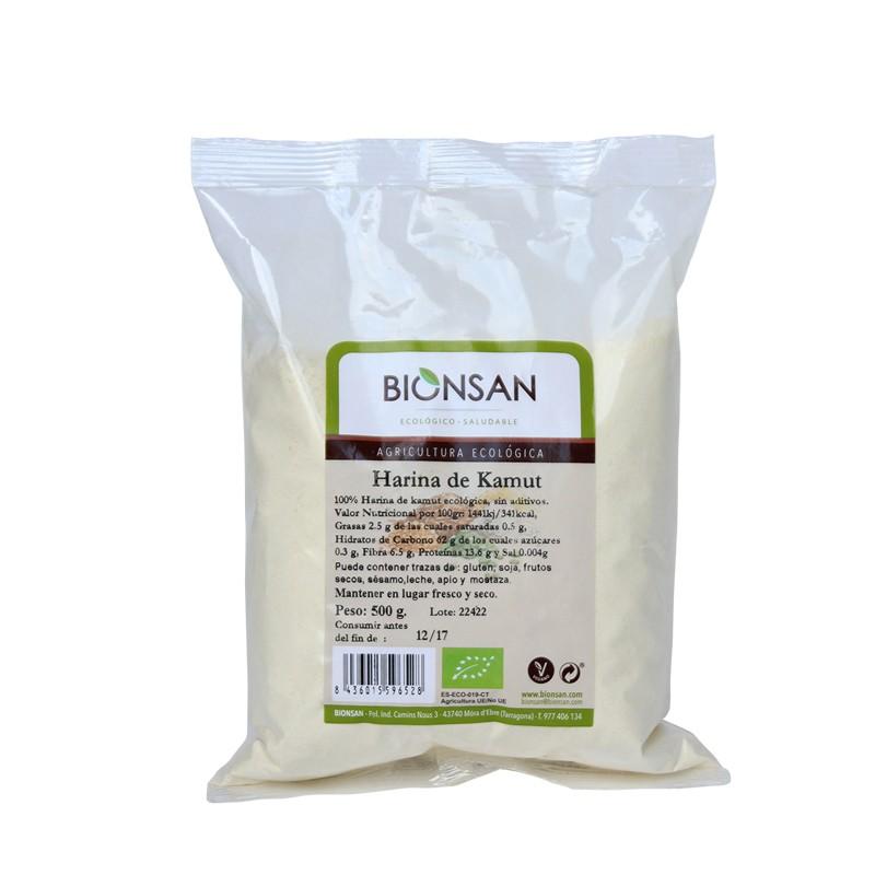 Harina de Kamut integra (Trigo khorasan) Bio 500g Bionsan