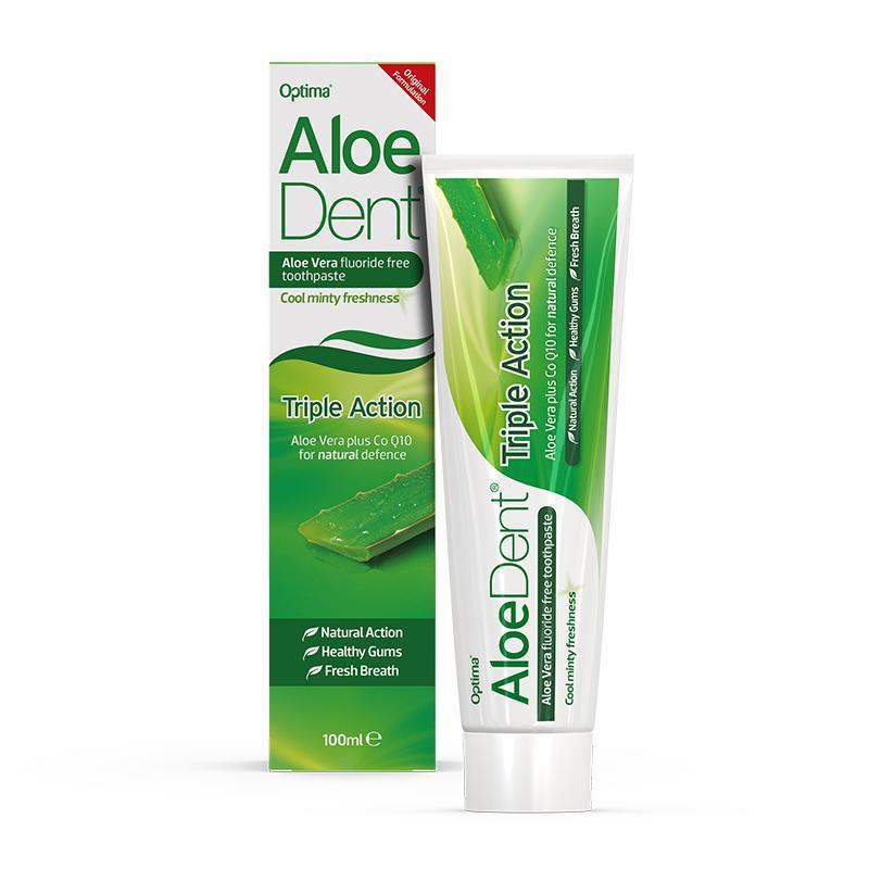 Dentifrico Triple Accion Aloe y Q10 100ml Aloe Dent