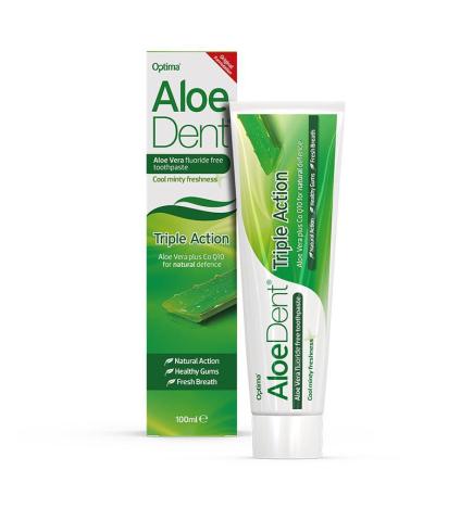 Dentifrico Triple Accion Aloe y Q10 100ml Aloe Dent