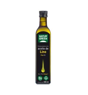 Aceite de lino bio 500ml Naturgreen