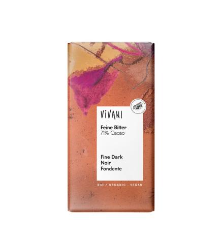 Chocolate negro 71% bio 100g Vivani