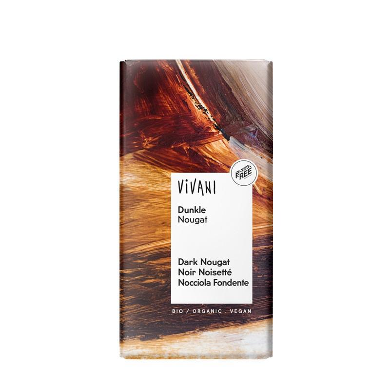 Chocolate negro con praline de avellanas bio 100g Vivani