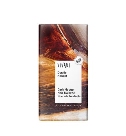 Chocolate negro con praline de avellanas bio 100g Vivani