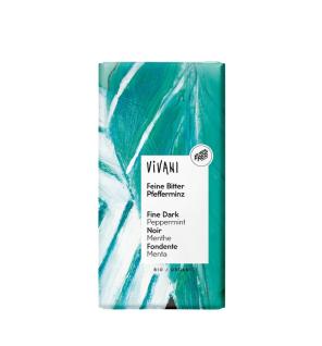 Chocolate negro 68% con menta bio 100g Vivani