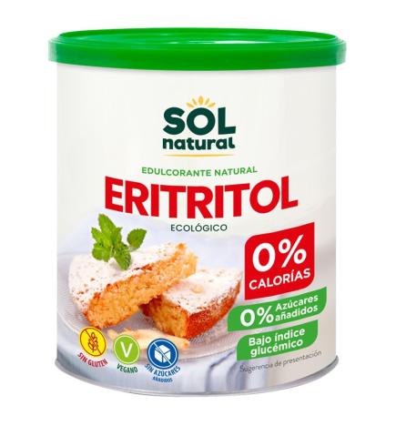 Eritritol en bote bio 500g Sol Natural