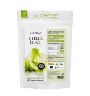 Lechuga de mar en copos (Ulva) Bio 50g Algamar