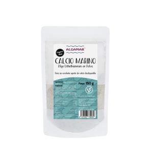 Calcio Marino Alga Lithothamnium en polvo 150g Algamar