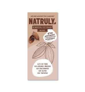 Tableta de Chocolate Negro 72% 85g Natruly