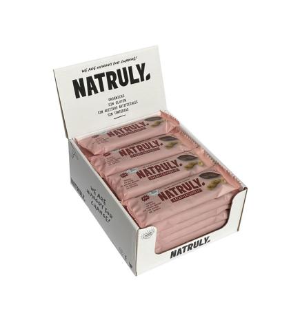 Barrita Raw de Cacao y Cacahuete Bio 24x40g Natruly