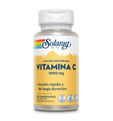 Vitamina C 1000mg A/R 30 comprimidos Solaray