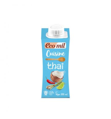 Crema para cocinar Thai cuisine Bio 200ml Ecomil