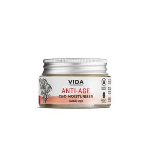 Crema Facial Hidratante Antiedad CBD Vainilla y Rosa Bio 30ml Pura Vida