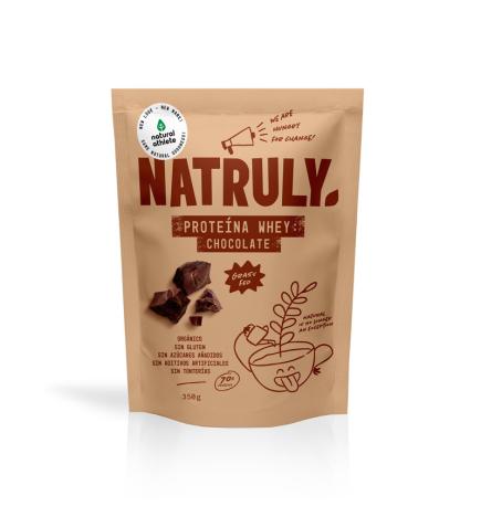 Proteina Whey 70% Chocolate Bio 350g Natruly