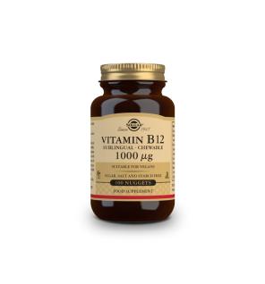 Vitamina B12 1000µg masticable 100 comprimidos Solgar