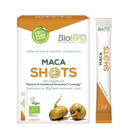 Maca raw Shots Bio 20x2,2g Biotona