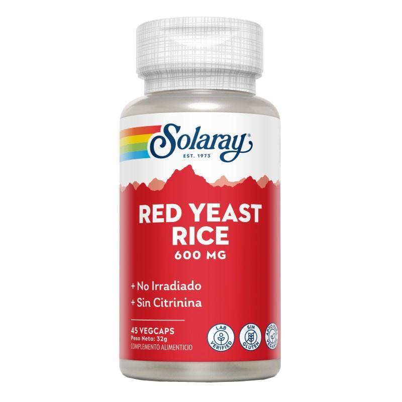 Red Yeast Rice Levadura roja arroz 600mg 45vcaps Solaray