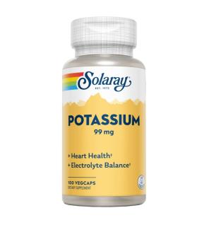 Potasio citrato 99mg 60vcaps Solaray