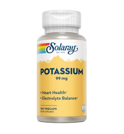 Potasio citrato 99mg 60vcaps Solaray