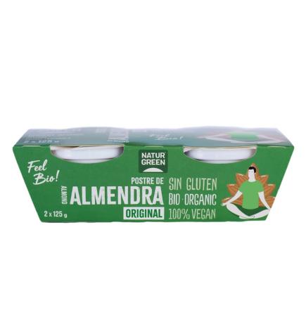 Postre de almendra bio 2x125g Naturgreen