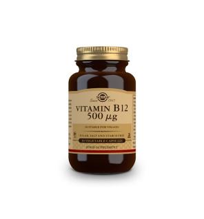 Vitamina B12 (cianocobalamina) 500µg 50vcaps Solgar