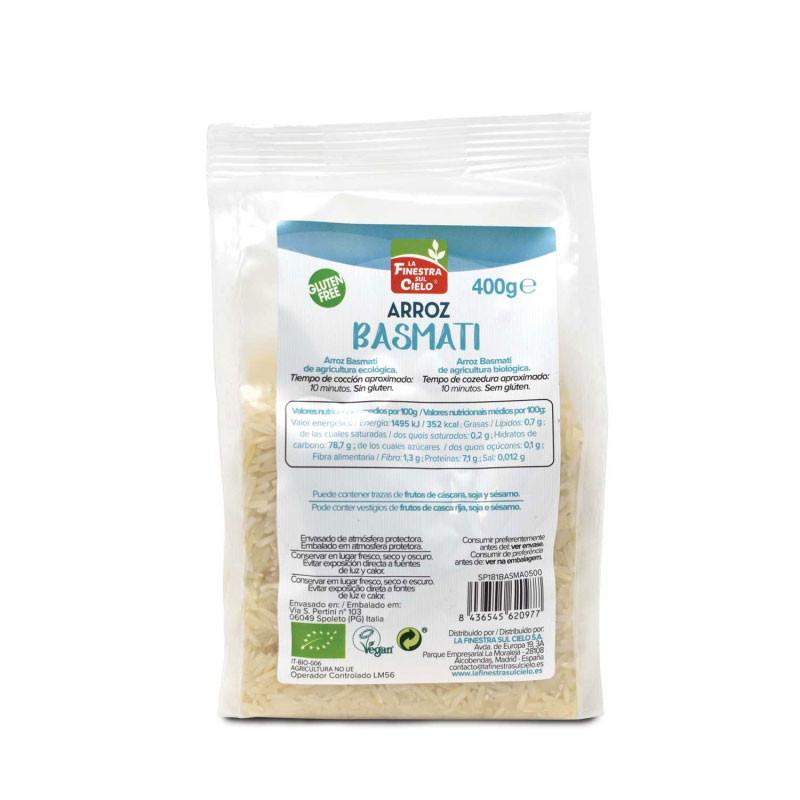 Arroz basmati blanco bio 400g La Finestra