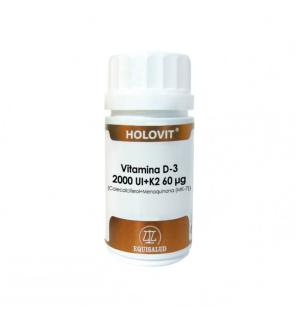 Holovit Vitamina D3+ K2 2000UI 60µg 50caps Equisalud