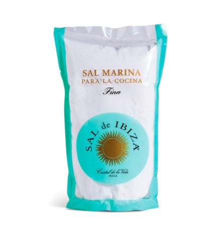 Sal marina fina bolsa 1kg Sal de Ibiza