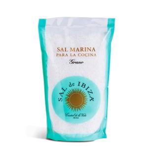 Sal marina grano bolsa 1kg Sal de Ibiza