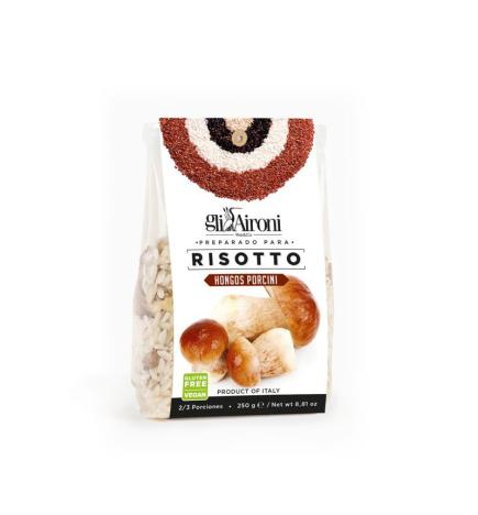 Risotto con setas porcini 250g Gli Aironi