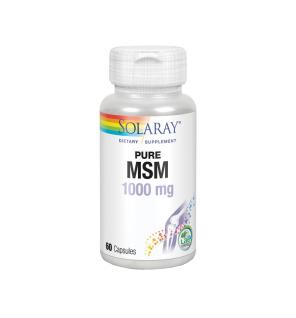 MSM pure 1000mg 60 caps Solaray