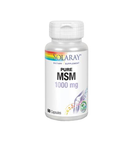 MSM pure 1000mg 60 caps Solaray