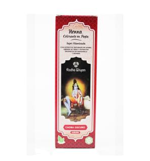 Henna caoba oscuro pasta 200g Radhe Shyam