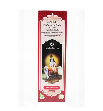 Henna caoba oscuro pasta 200g Radhe Shyam