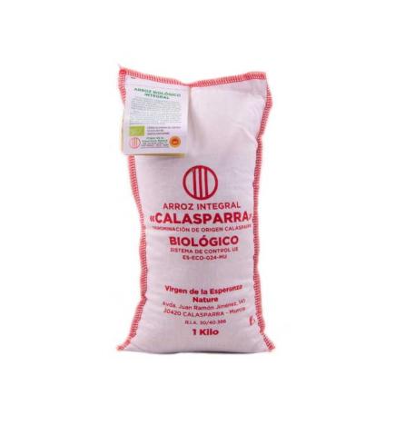 Arroz de calasparra integral saco tela Bio 1kg Calasparra