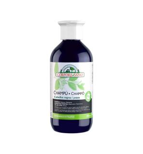 Champu cabello negro henna, keratina y aloe 300ml Corpore Sano