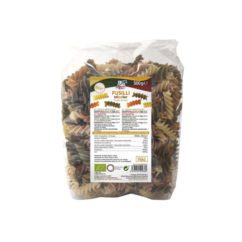 Fusilli tricolor bio 500 g La Finestra