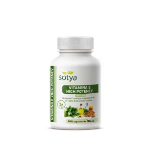 Vitamina E High Potency 500mg 100 capsulas Sotya